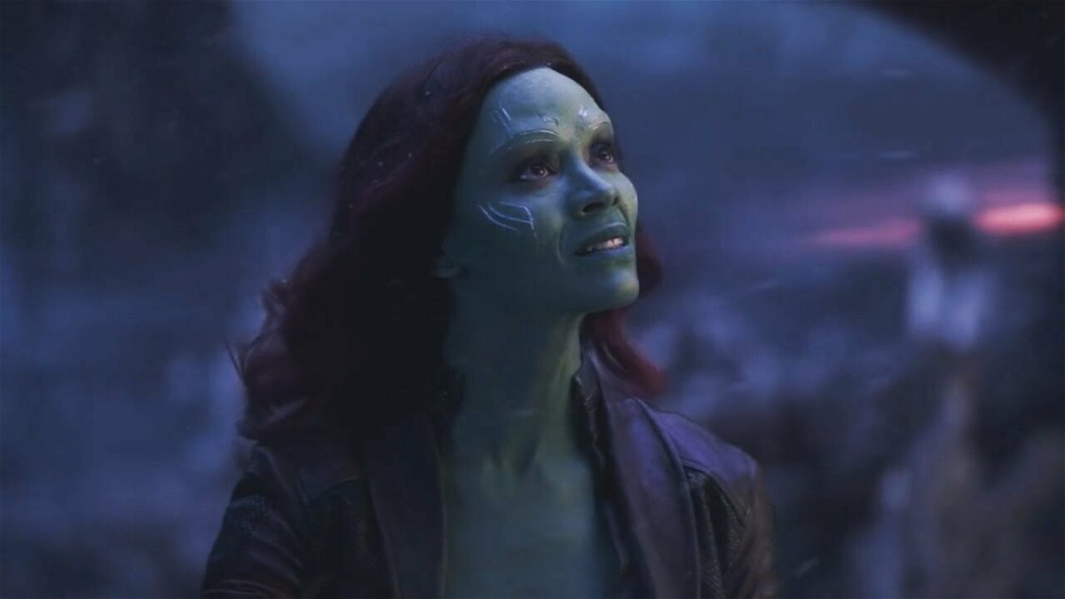 Zoe Saldana come Gamora