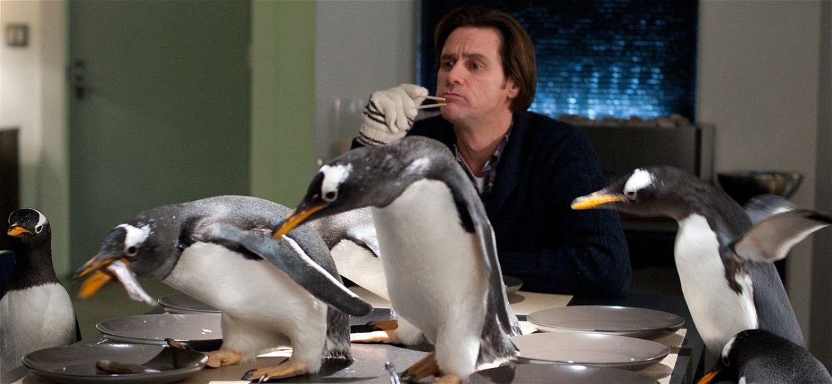 Una scena de I pinguini di Mr. Popper