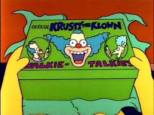 I Walkie Talkies di Krusty il Clown