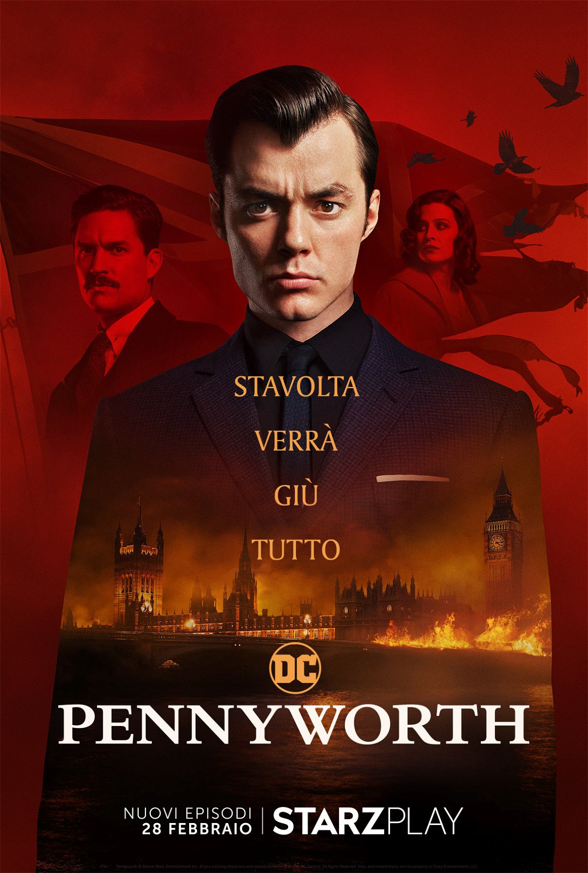 Pennyworth, η διαφημιστική αφίσα της δεύτερης σεζόν