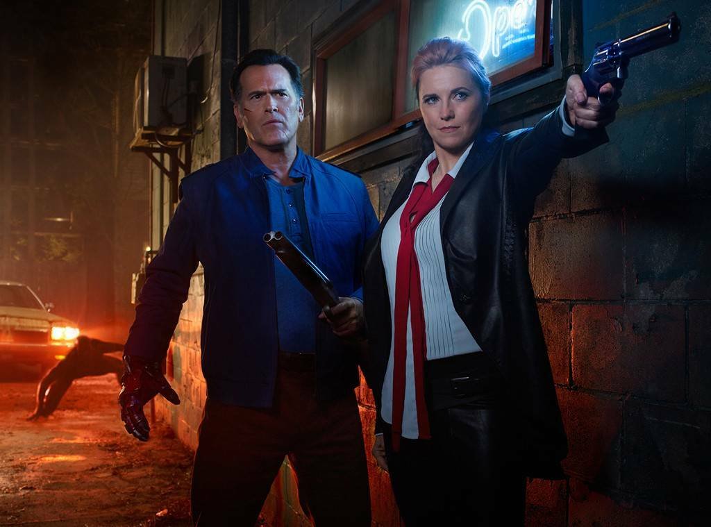 Lucy Lawless e Bruce Campbell
