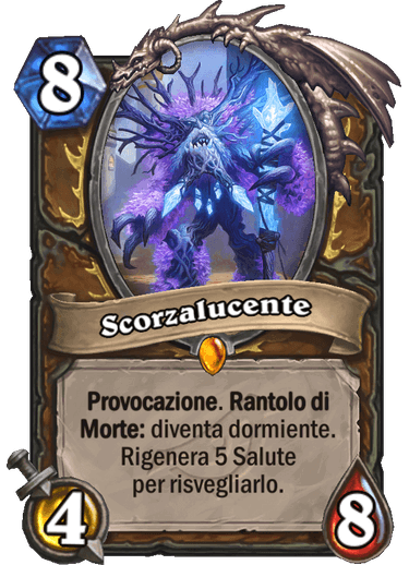 Scorzalucente Heartstone La nuova carta Scorzalucente dell'espansione L’Ascesa delle Ombre di Hearthstone