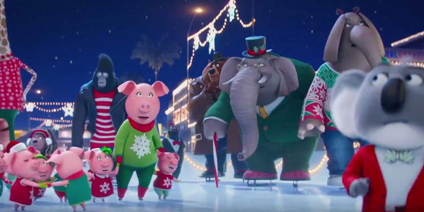 Clicca per vedere l'immagine originale Il video di Natale degli animali di Sing