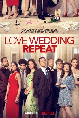 Il poster del film Netflix Love wedding repeat