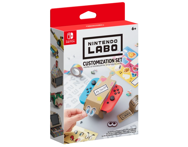 La confezione di Nintendo Labo: Customization Set