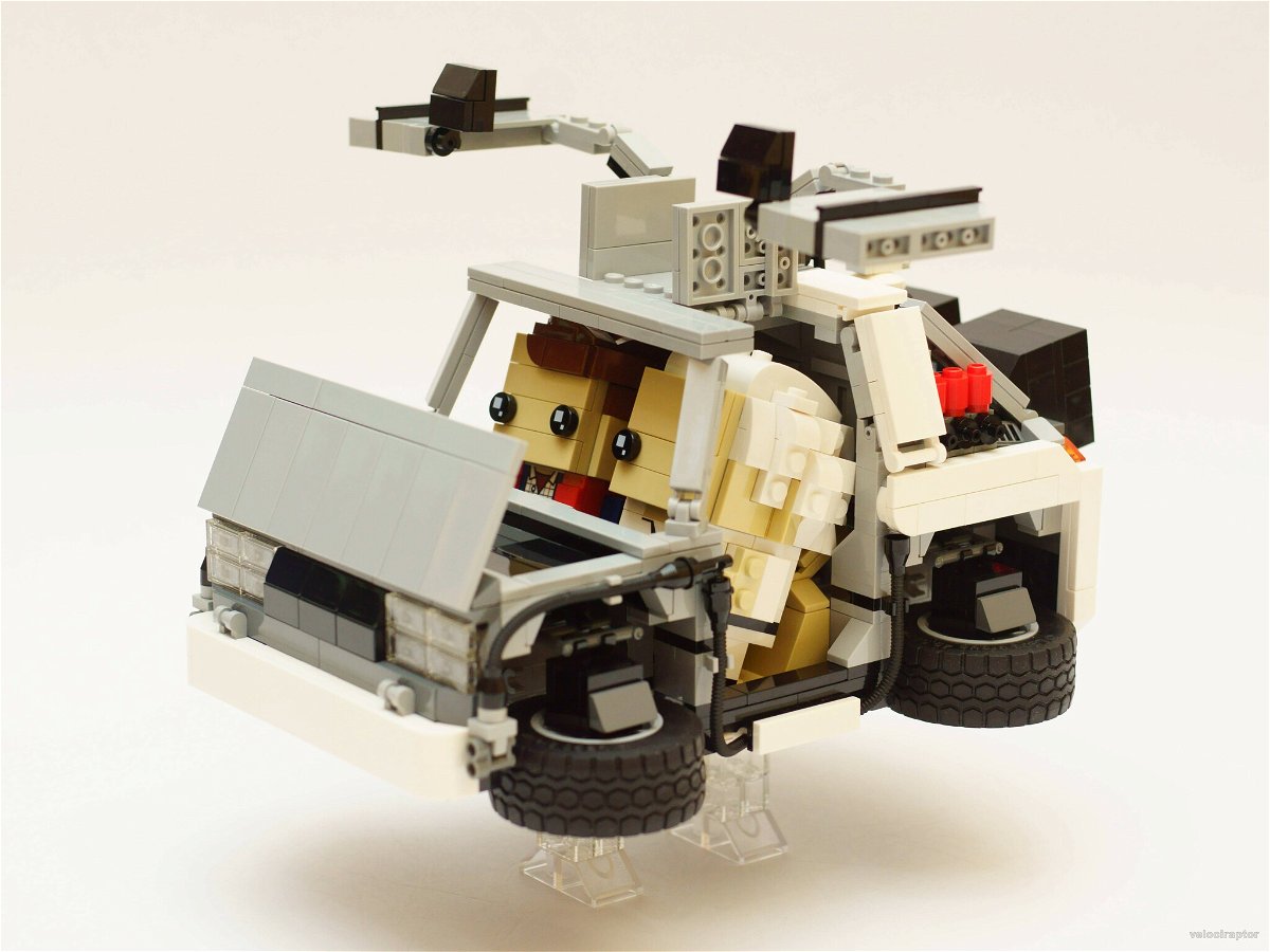 Dettagli del set LEGO Brickheadz della DeLorean costruito da un fan 