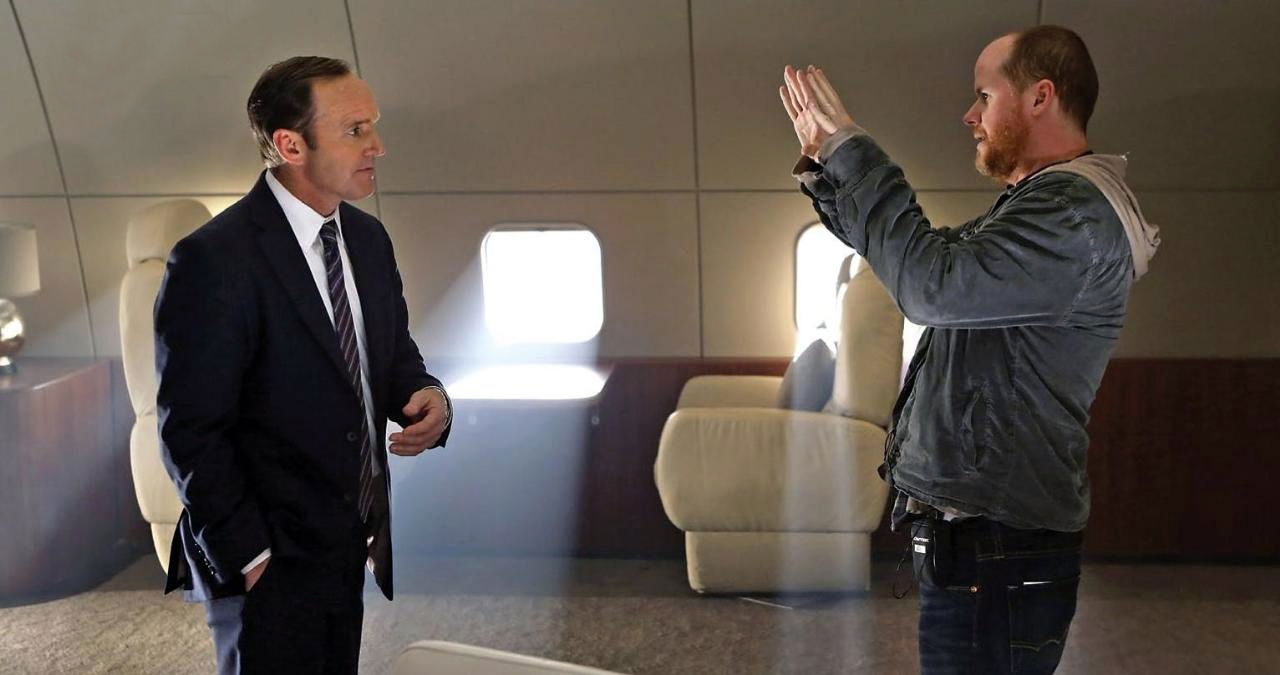 Clicca per vedere l'immagine originale Agents of S.H.I.E.L.D.: Joss Whedon e Clark Gregg