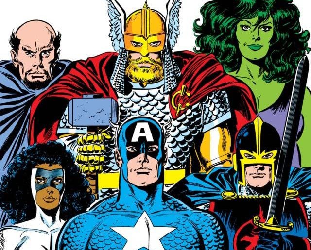 Detalle de la portada de Avengers #279