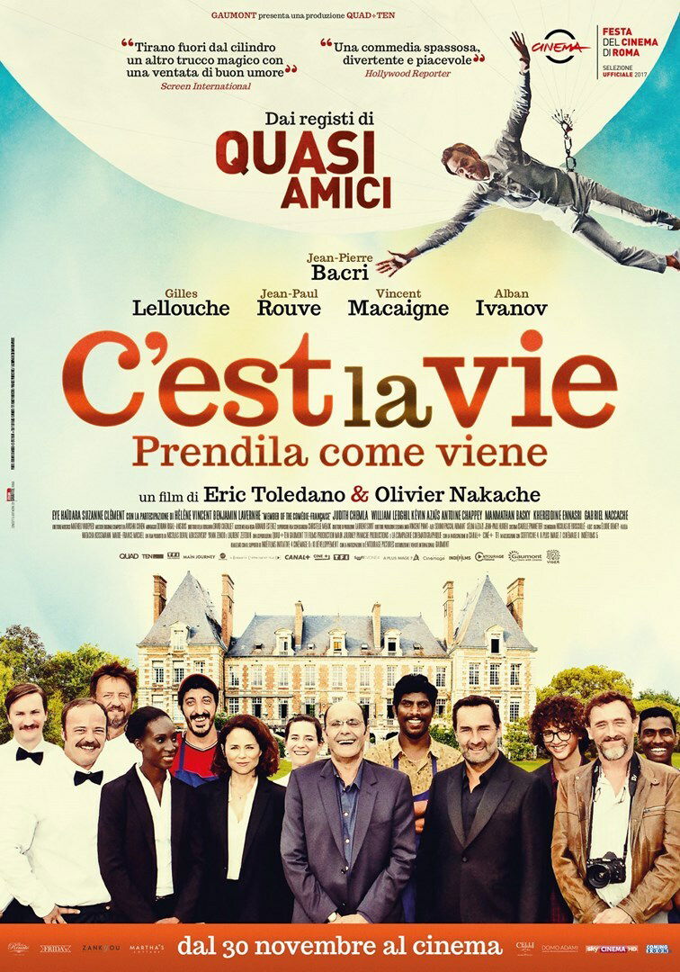 C'es la vie - Prendila come viene, dal 30 novembre al cinema Poster italiano di C'est la vie - Prendila come viene