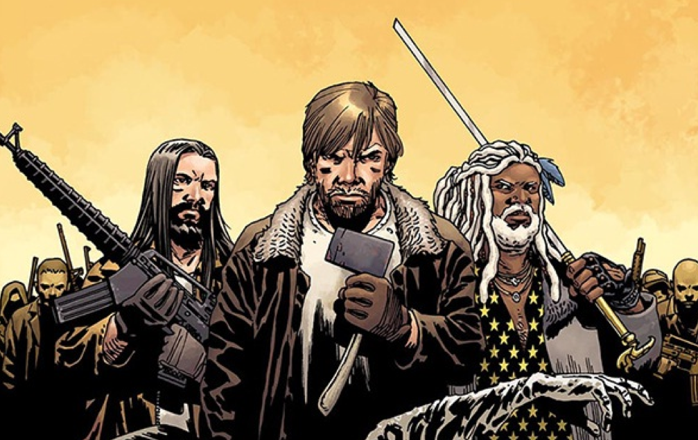 Clicca per vedere l'immagine originale Ezekiel e Rick nel comic-book di The Walking Dead