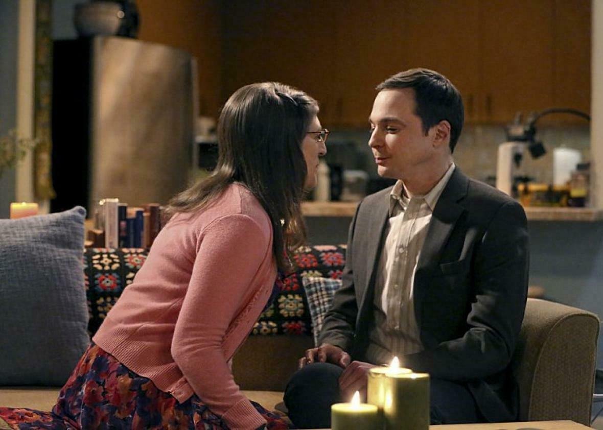 Sheldon e Amy stanno per baciarsi