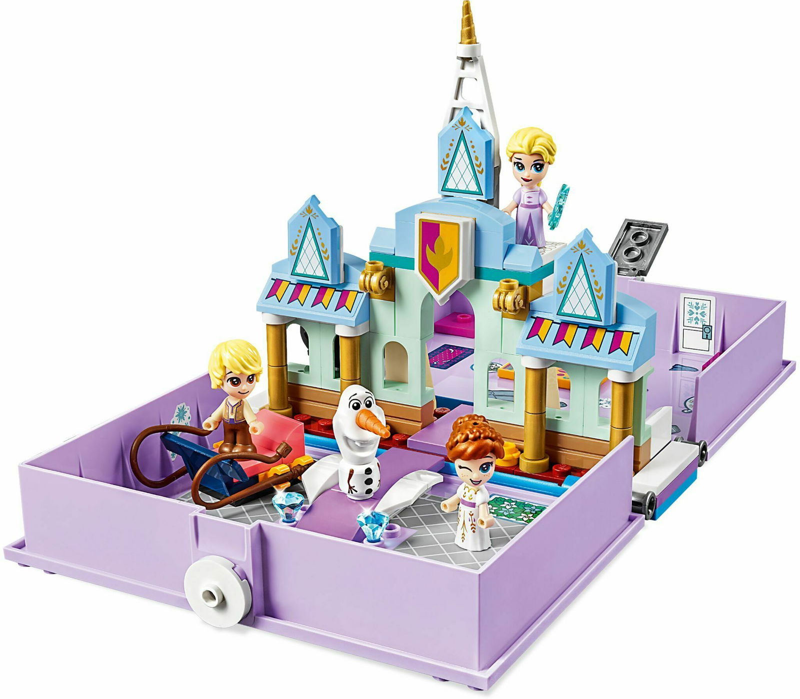 Clicca per vedere l'immagine originale Il libro delle fiabe di Anna ed Elsa set LEGO 43175