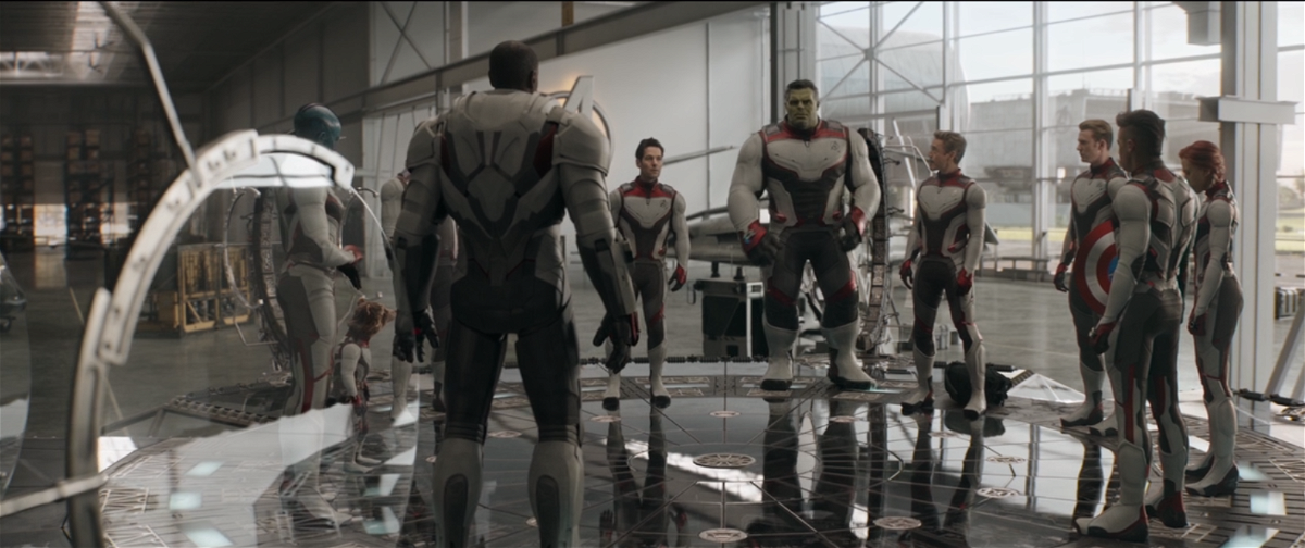 I Vendicatori in una scena di Avengers: Endgame