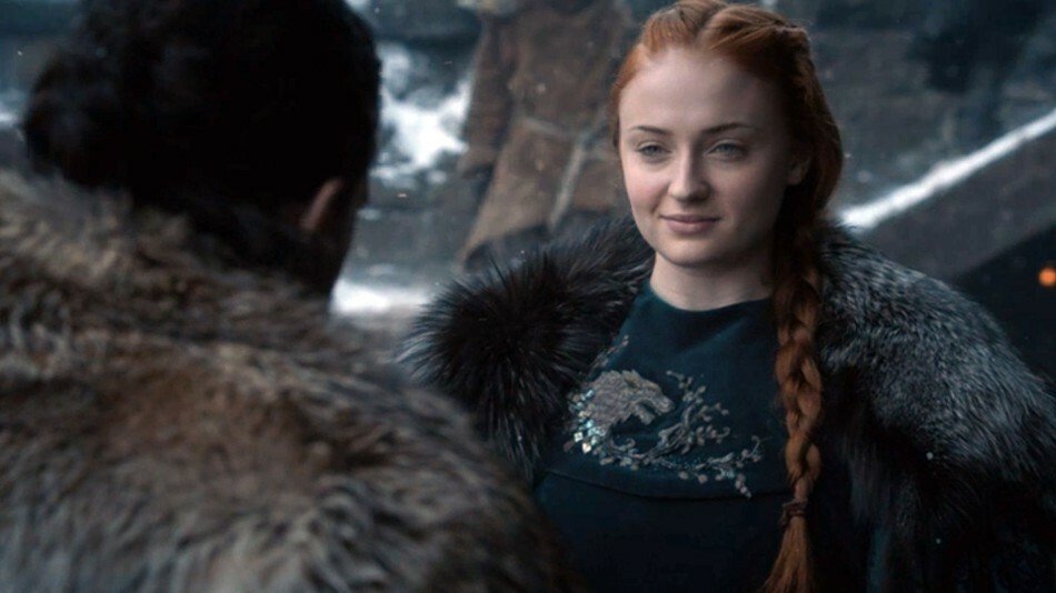 Sophie Turner è Sansa Stark nelle otto stagioni di Game of Thrones
