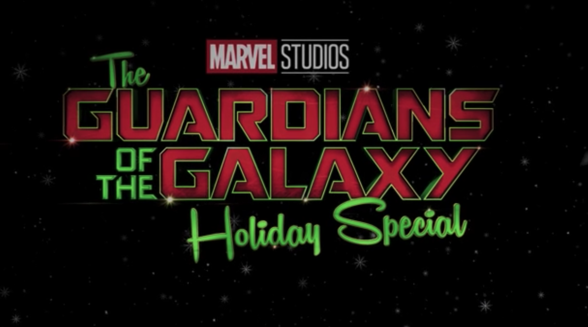 El logo del especial de Navidad de Guardianes de la Galaxia