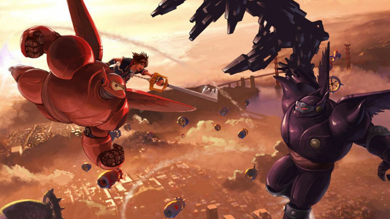 Kingdom Hearts 3 Big Hero Six Sora e Big Hero six