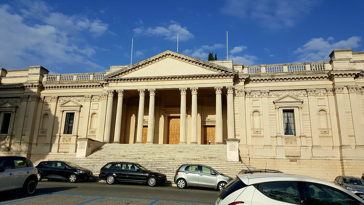 Clicca per vedere l'immagine originale La facciata della British Academy a Roma