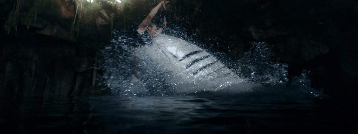 Ο John Corbett καταβροχθισμένος από τον καρχαρία σε μια σκηνή από την ταινία 47 μέτρα - Uncaged