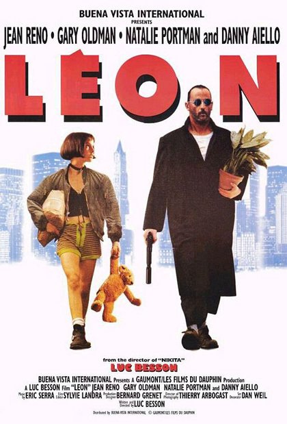Jean Reno e Natalie Portman in una scena di Léon
