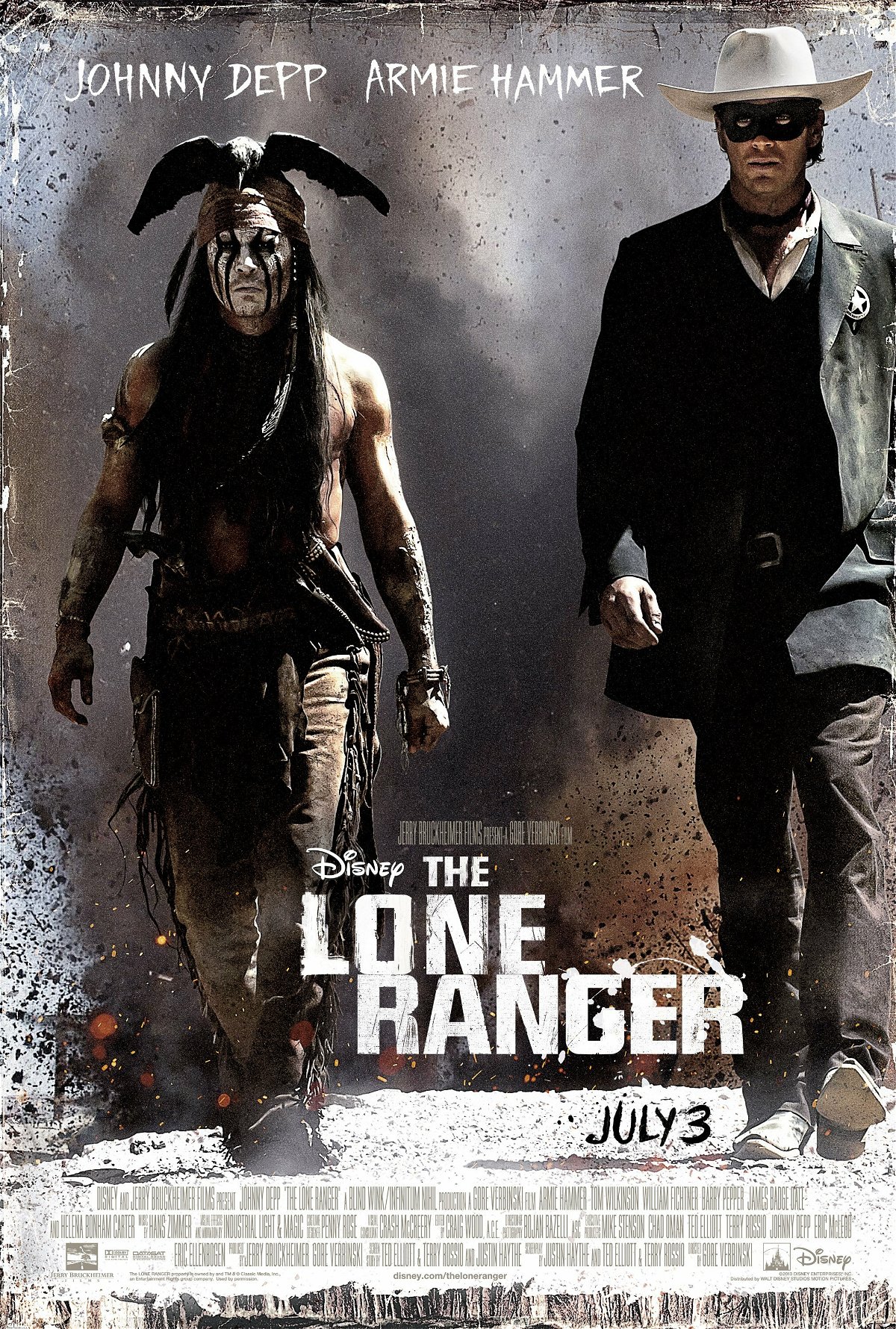 Il poster di The Lone Ranger