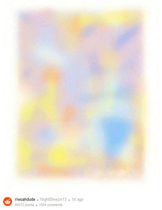 Reddit: un immagine contenente un'illusione ottica pubblicata dall'utente r/woahdude