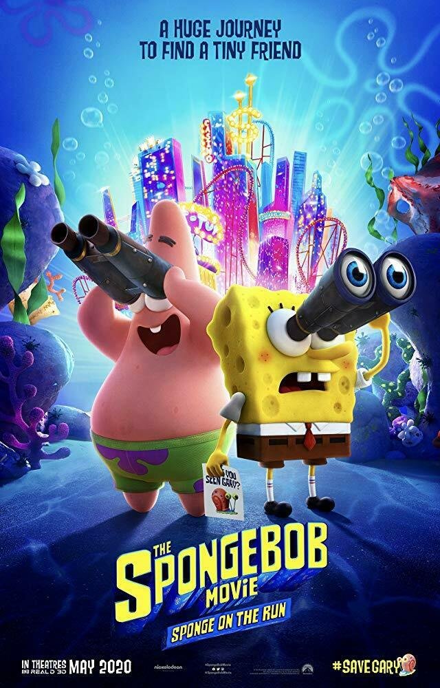 La locandina del nuovo film su SpongeBob