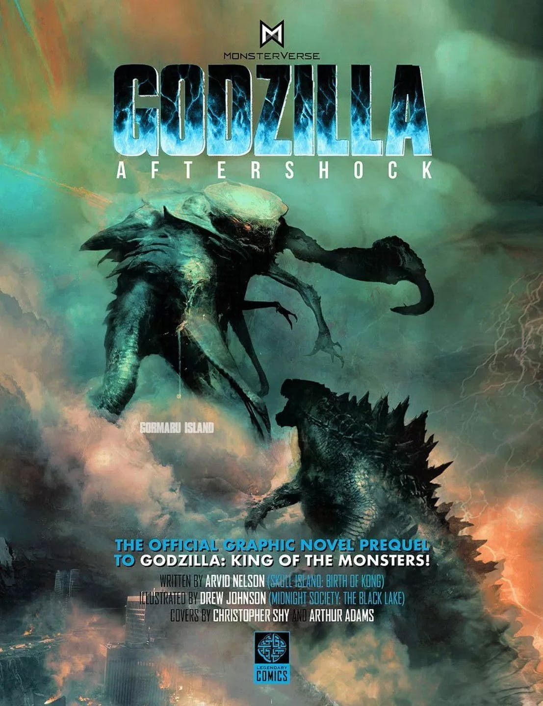Godzilla: Aftershock, la graphic novel prequel del film La cover di Godzilla: Aftershock