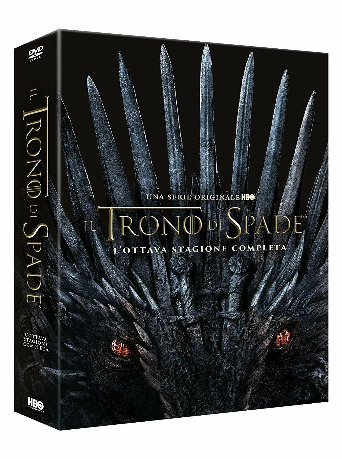 Clicca per vedere l'immagine originale I DVD di Game of Thrones 8