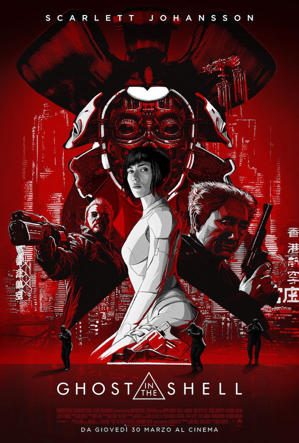 Clicca per vedere l'immagine originale Ghost in the Shell uscità giovedì 30 marzo nei cinema italiani