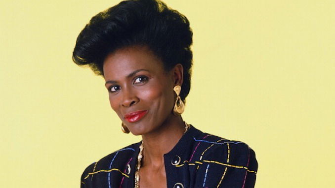 Clicca per vedere l'immagine originale Vivian Banks, interpretata da Janet Hubert-Whitten