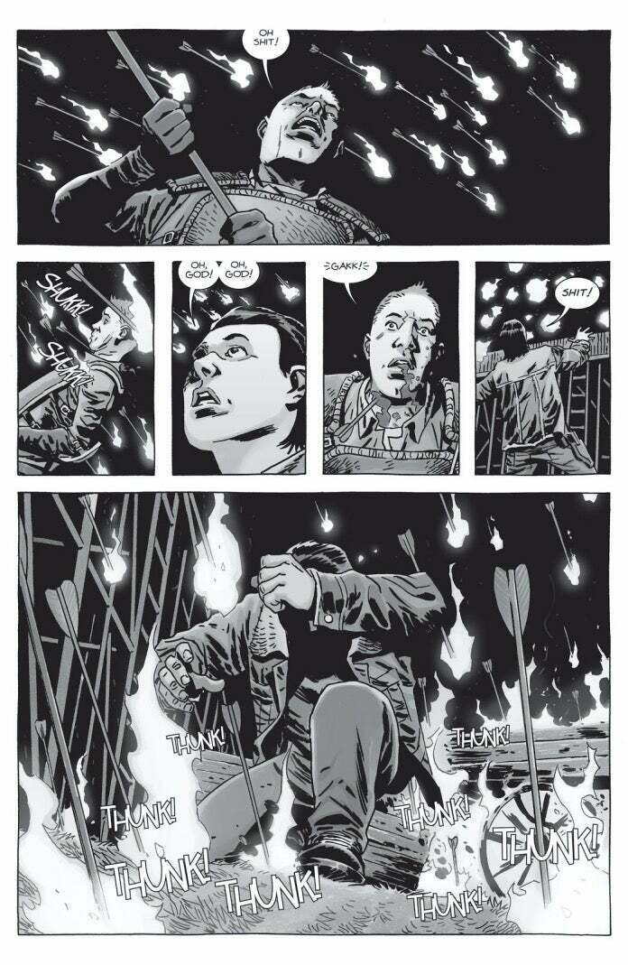I Whisperer attaccano Hilltop in The Walking Dead #160 La Guerra dei Sussurratori nei fumetti di The Walking Dead