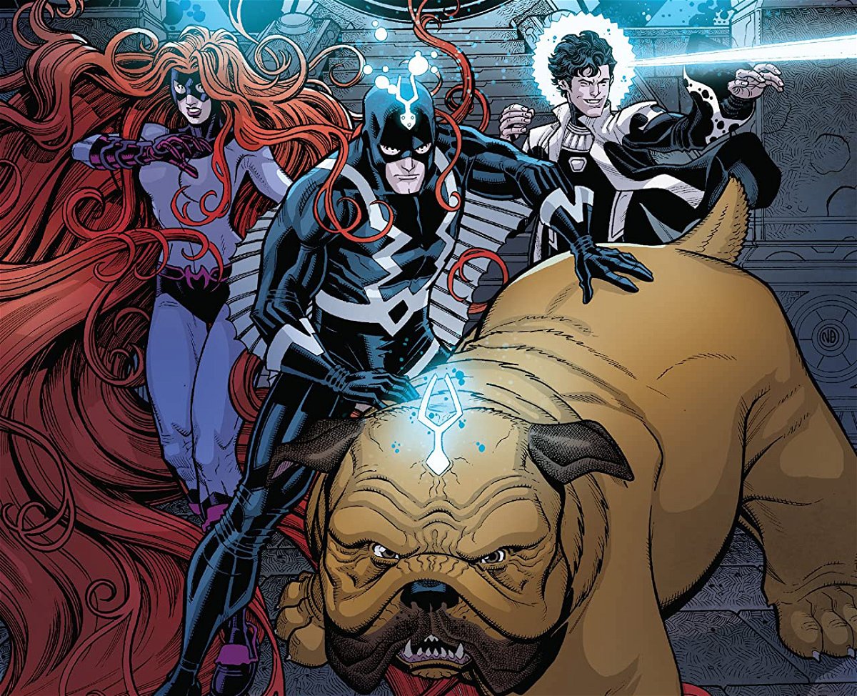Dettaglio della cover di Inhumans: Once And Future Kings