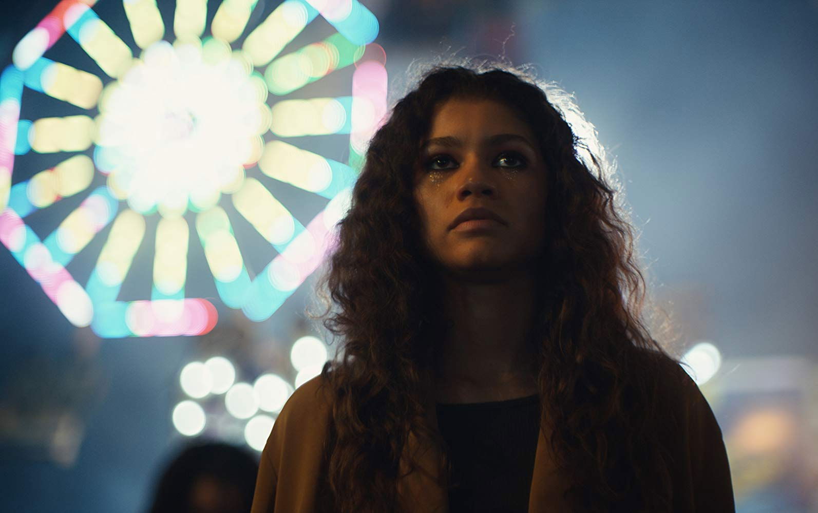 Clicca per vedere l'immagine originale Zendaya in una scena di Euphoria