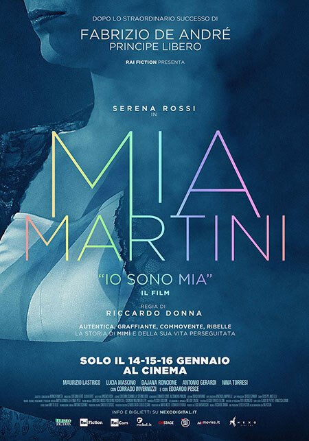 La locandina di Io sono Mia, film dedicato alla vira di Mia Martini