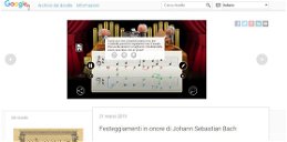 Copertina di Il Google Doodle interattivo del 21 marzo 2019 ti fa comporre con Bach