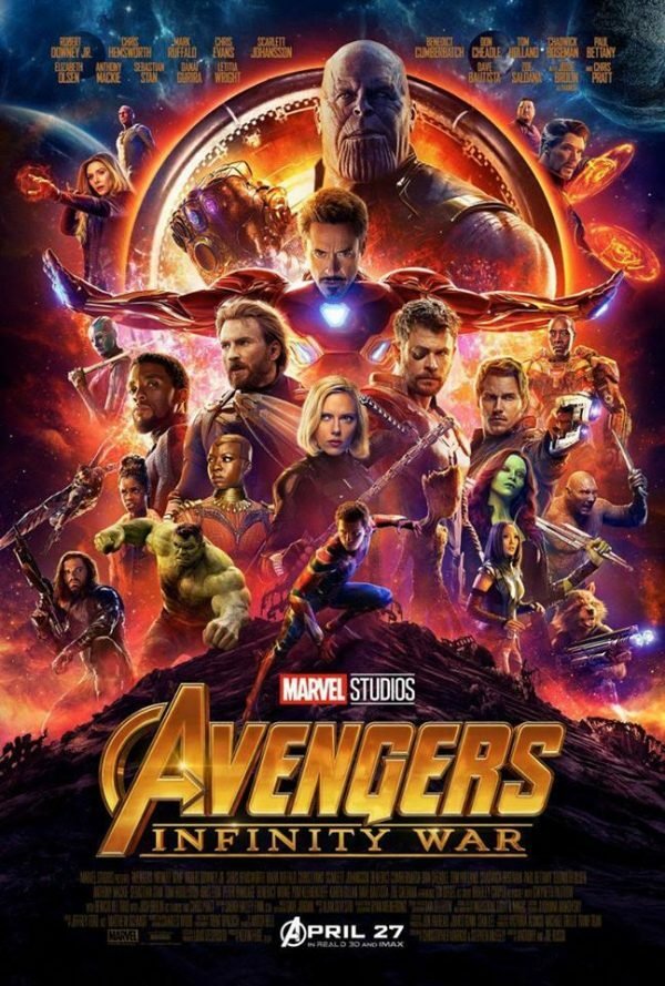Il poster ufficiale di Avengers: Infinity War