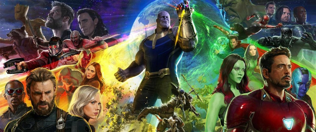 Il poster di Avengers Infinity War con tutti i protagonisti