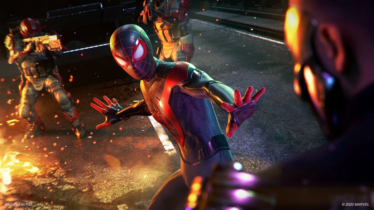 Miles Morales in uno screen di Marvel's Spider-Man: Miles Morales per PlayStation 5