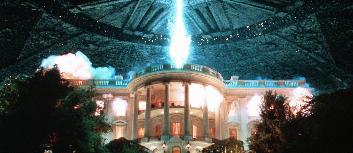 Nel primo Independence Day la Casa Bianca viene distrutta dagli alieni