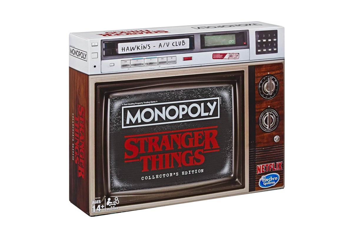 La scatola di Monopoly: Stranger Things Collector's Edition