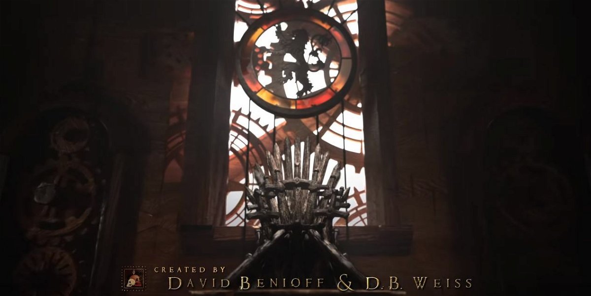 La sala del trono en el tema principal de Game of Thrones 8