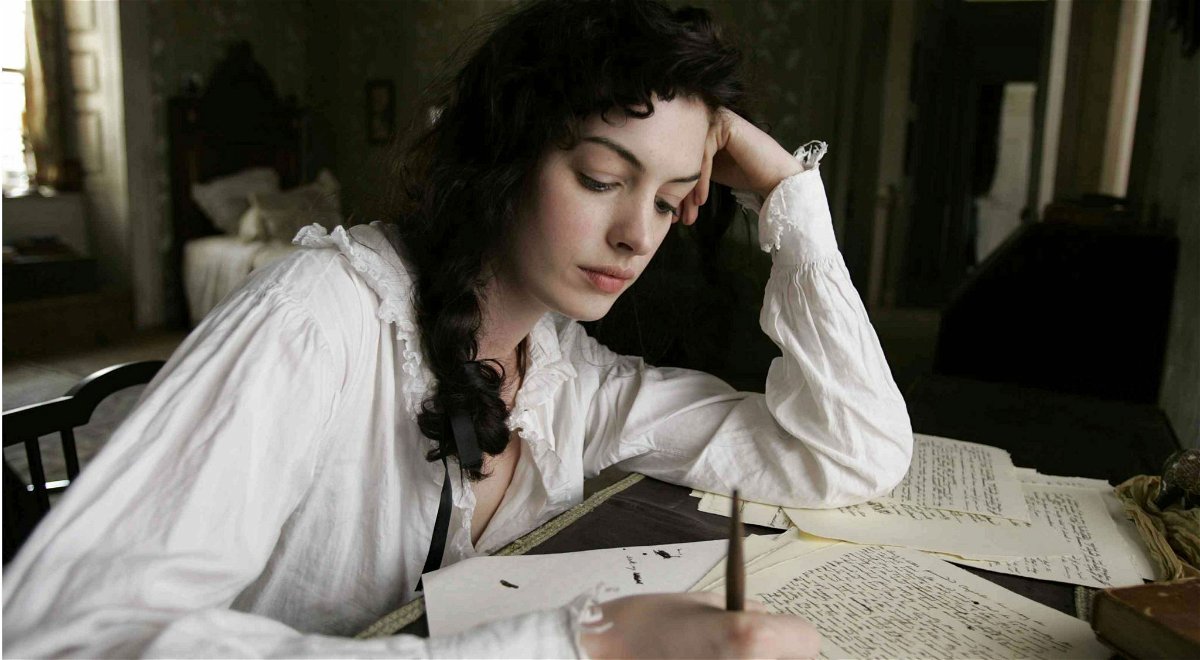 Jane Austen scrive in Becoming Jane