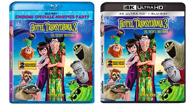 Hotel Transylvania 3: Una vacanza mostruosa - Blu-ray e 4K