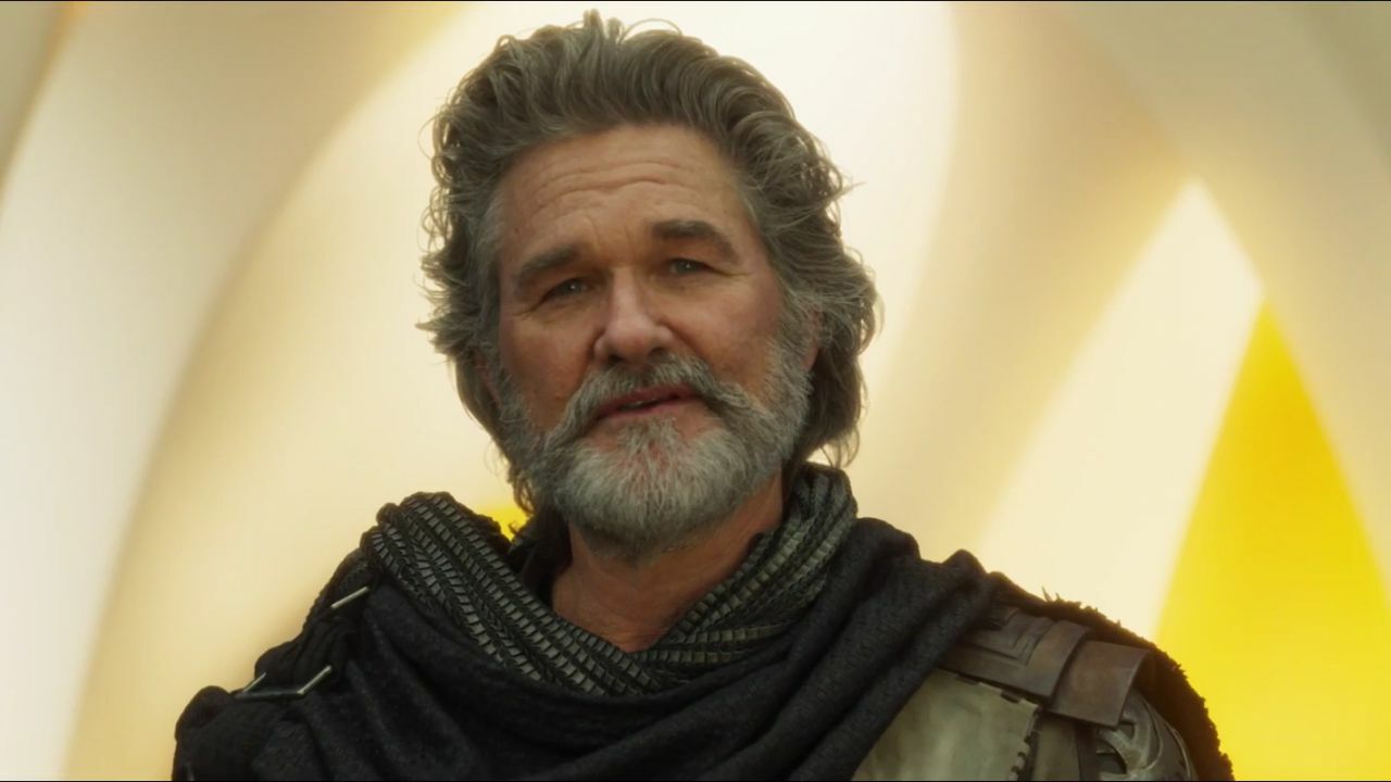 Clicca per vedere l'immagine originale Kurt Russell come Ego