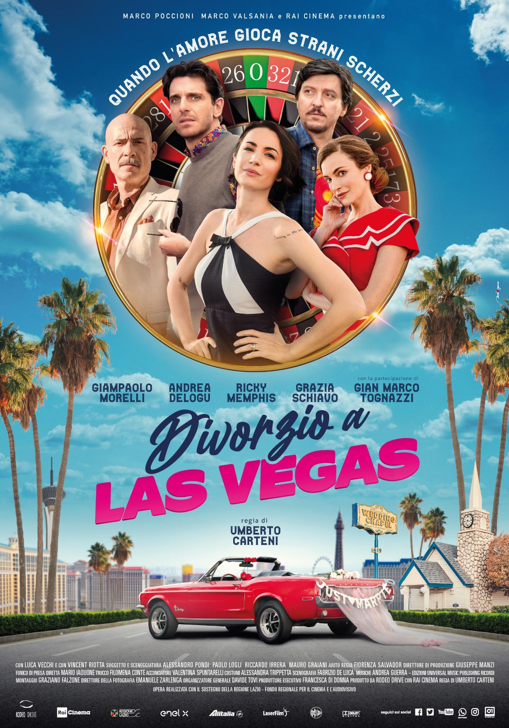 Il poster ufficiale del film Divorzio a Las Vegas