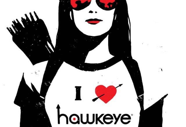 Dettaglio della cover di Hawkeye #9