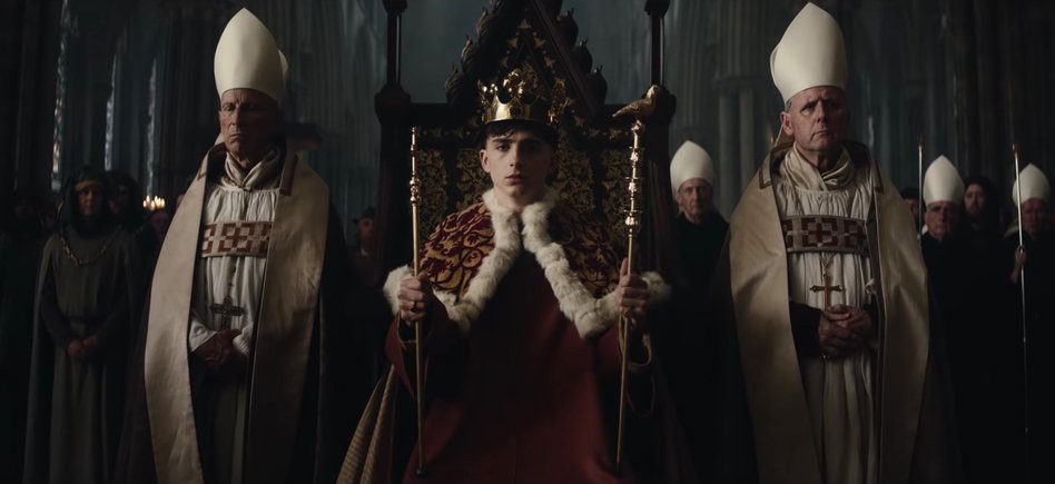 Enrico V sul trono