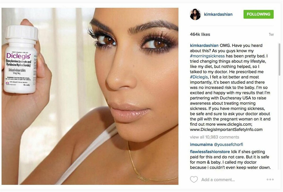 Il post pagato 500mila dollari a Kim Kardashian