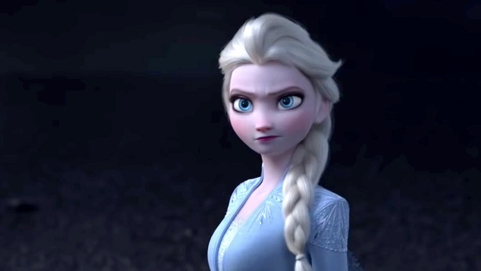 Clicca per vedere l'immagine originale Elsa in Frozen 2