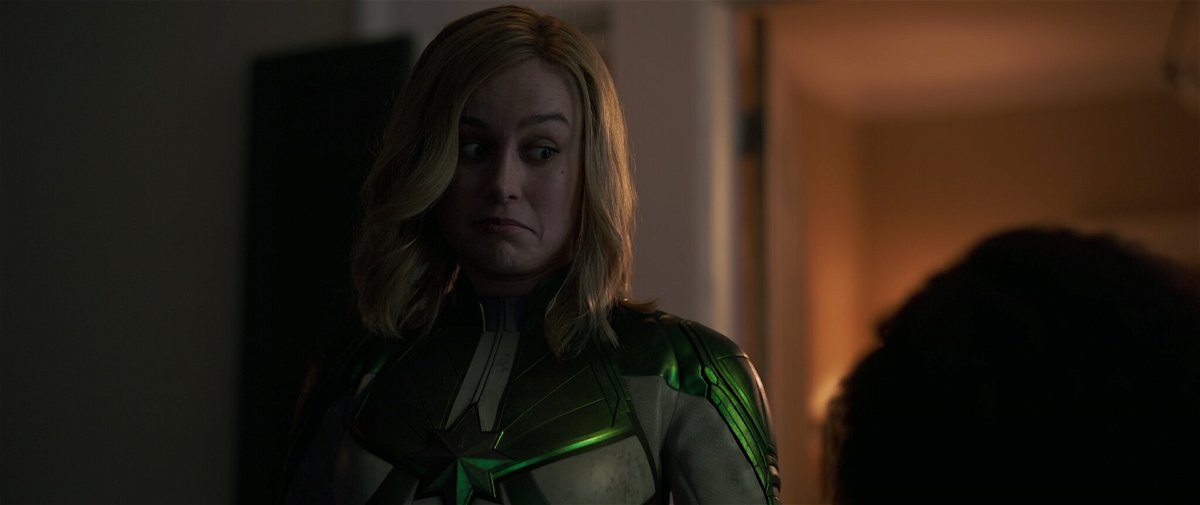 Brie Larson come Carol Danvers in Captain Marvel